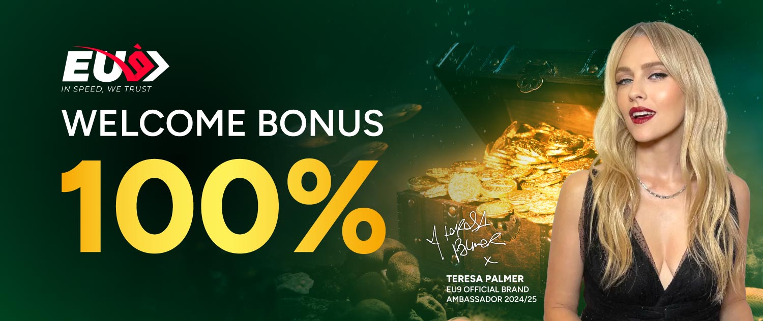 welcome bonus 100%